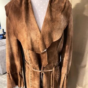 BOHO 3/4 Suede Coat